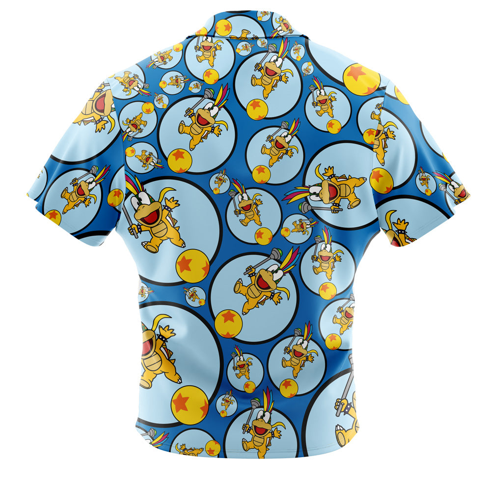 Lemmy Koopa Super Mario Bros Button Up Hawaiian Shirt