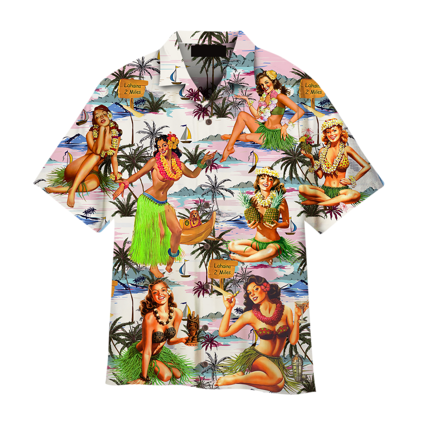 Let's Enjoy With Hawaiian Girls Aloha Hawaiian Shirts For Men, Women