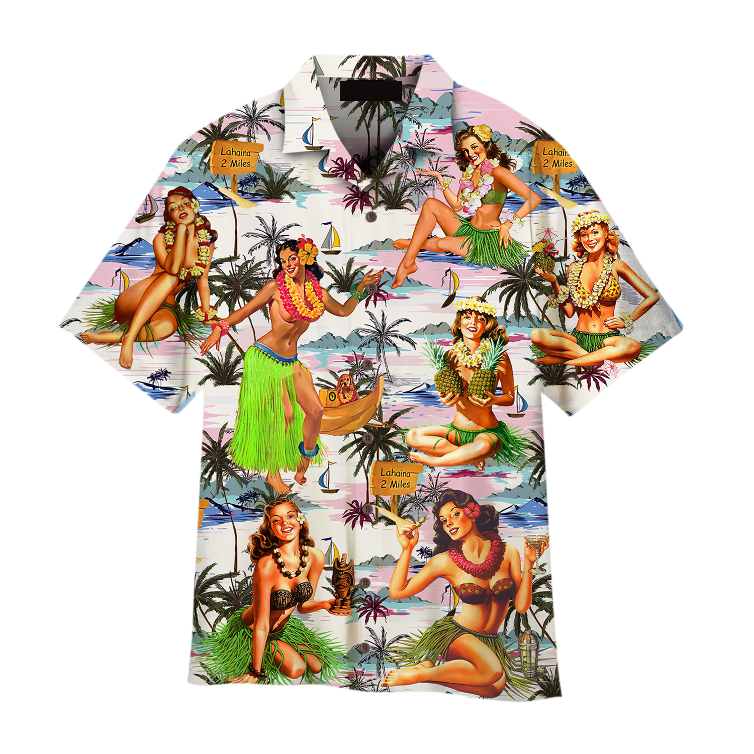 Let's Enjoy With Hawaiian Girls Aloha Hawaiian Shirts For Men, Women