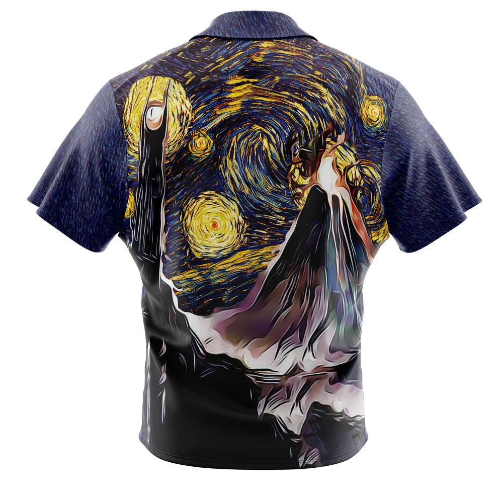 Lord of the Rings Starry Night Button Up Hawaiian Shirt