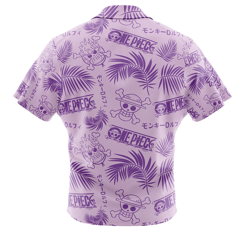 Luffy Gear 5 Aloha One Piece Button Up Hawaiian Shirt