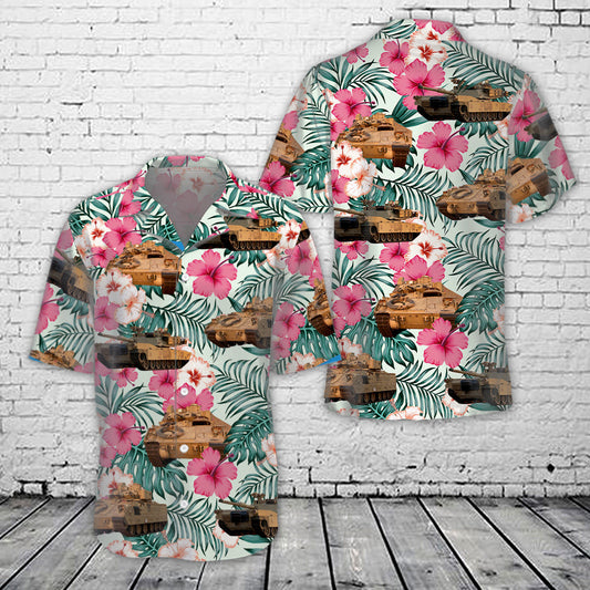 M1A2 Abrams and the M2A3 Bradley Hawaiian Shirt For Women NLSI2303PK04