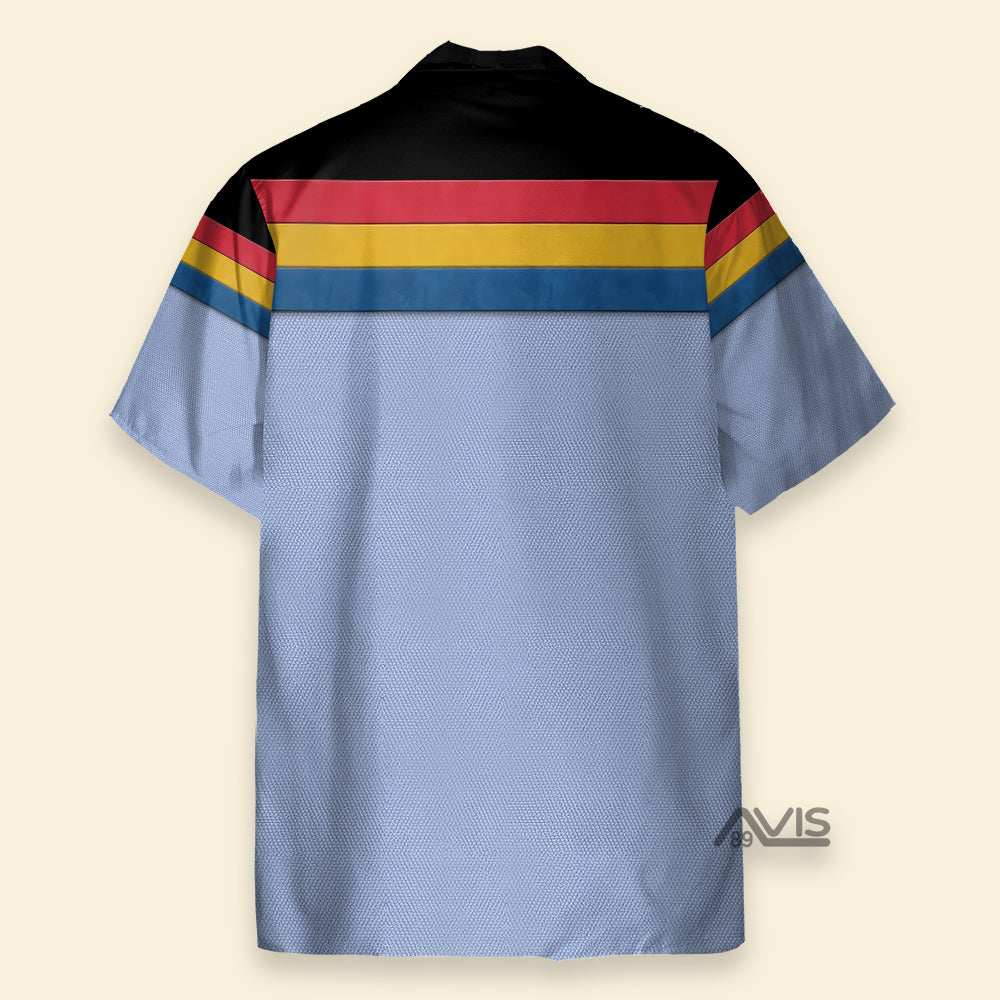 SaTr Wesley Crusher Cool Costume Cosplay - Hawaiian Shirt