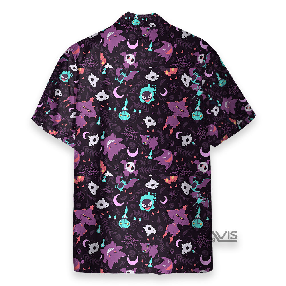 Lavender Town PoMo Pattern Hawaiian Shirt