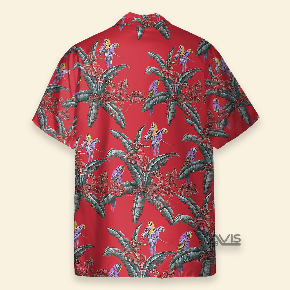 Tom Selleck, Jungle Bird Magnum PI Costume Cosplay - Hawaii Shirt