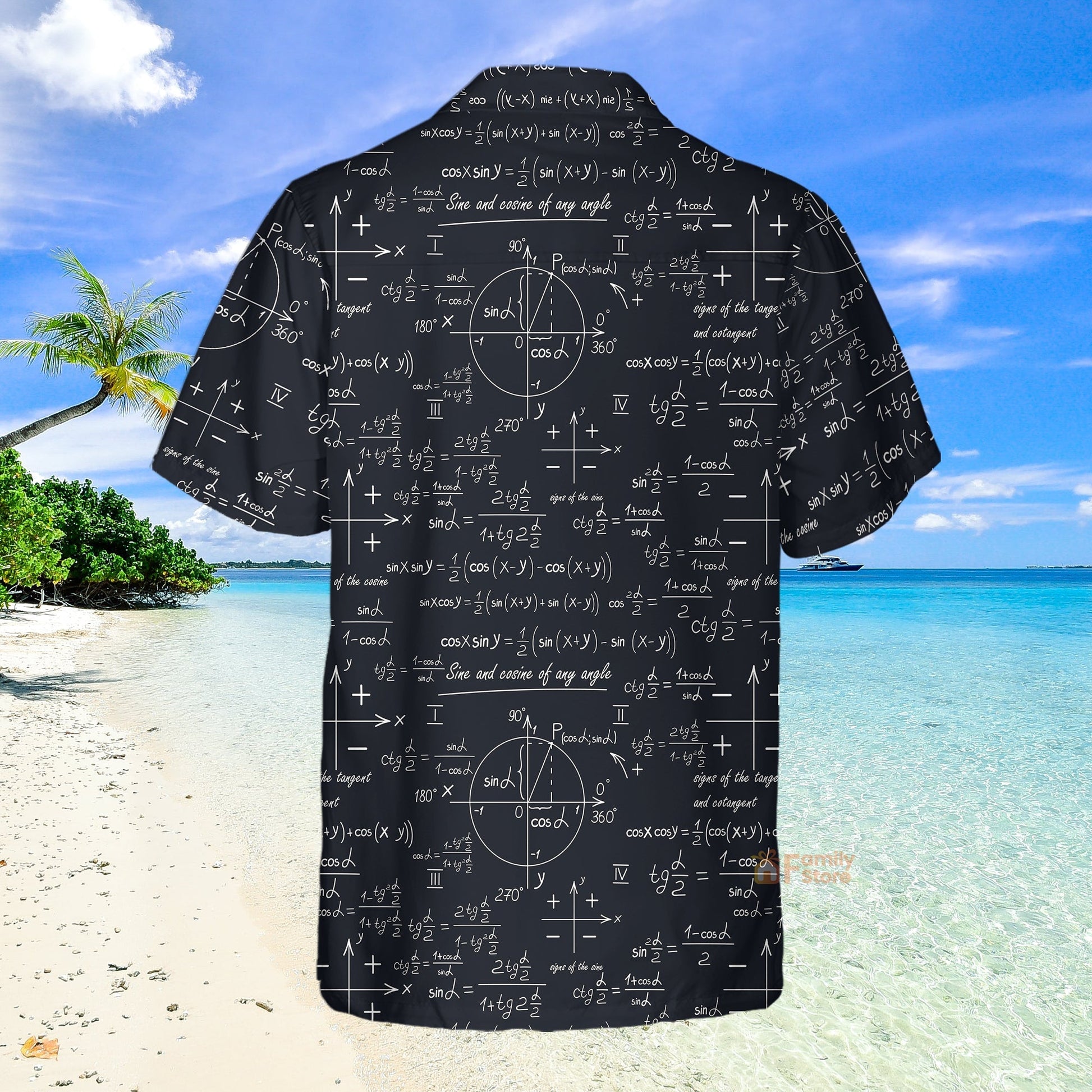 Math Teacher Hawaiian Shirt