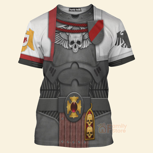 Warhammer Raven Guard Captain - Costume Cosplay Tshirt CSWRH172