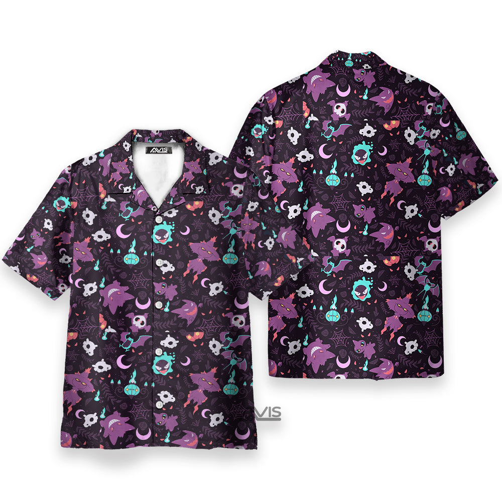Lavender Town PoMo Pattern Hawaiian Shirt
