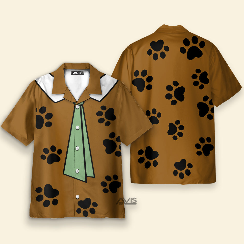Yogi Bear Show Tie Cosplay Costume - Hawaiian Shirt