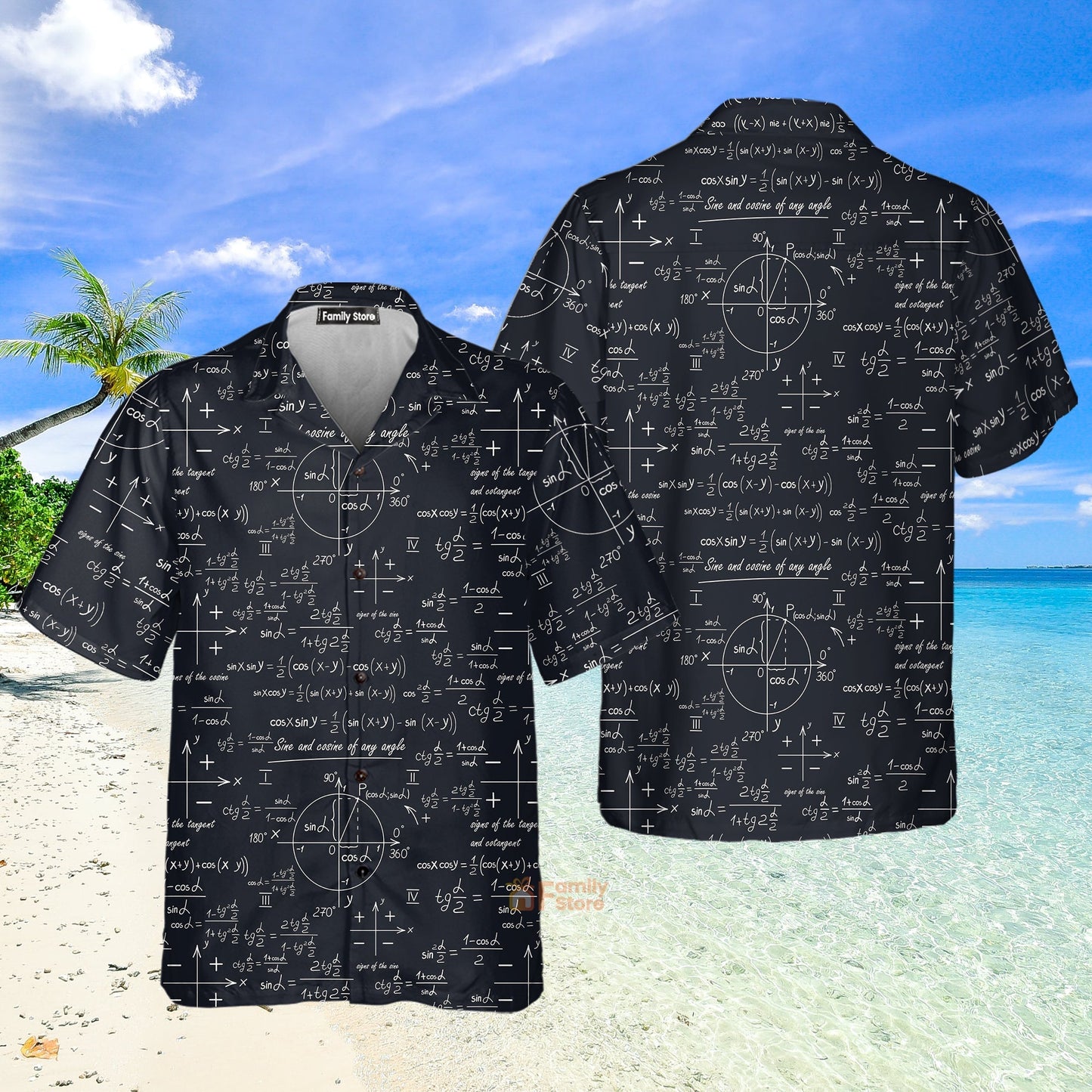 Math Teacher Hawaiian Shirt