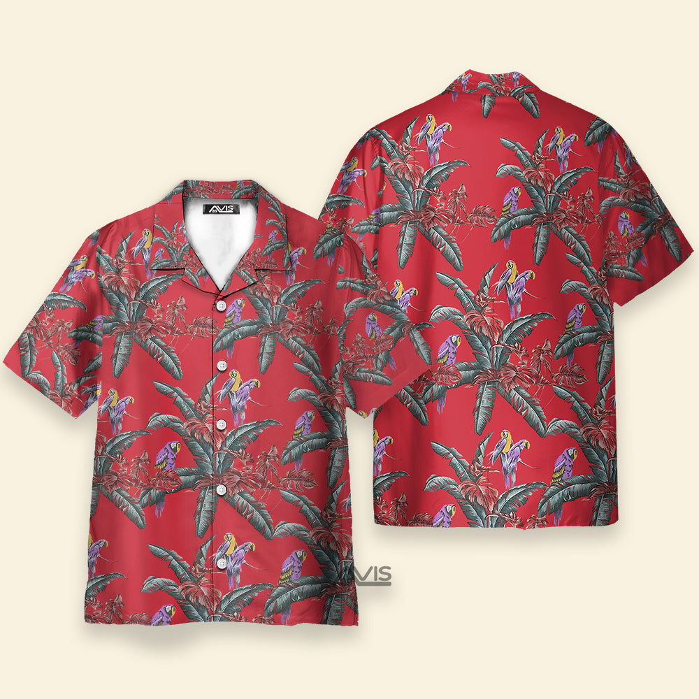 Tom Selleck, Jungle Bird Magnum PI Costume Cosplay - Hawaii Shirt