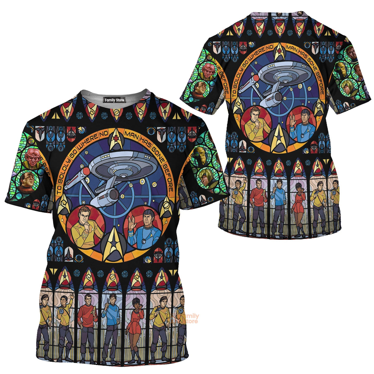 SaTr Stained Glass T-Shirt