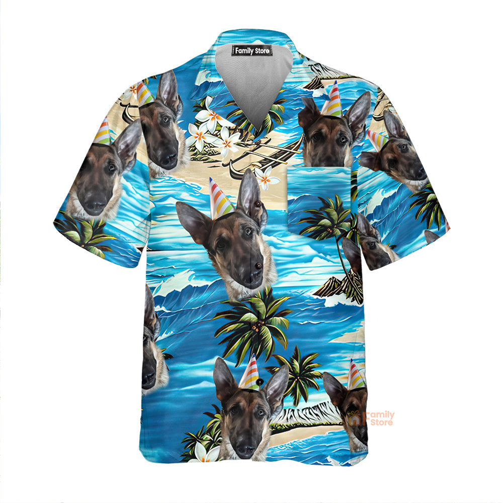Upload Photo Dog Men's Hawaiian Shirt PN302128Lb