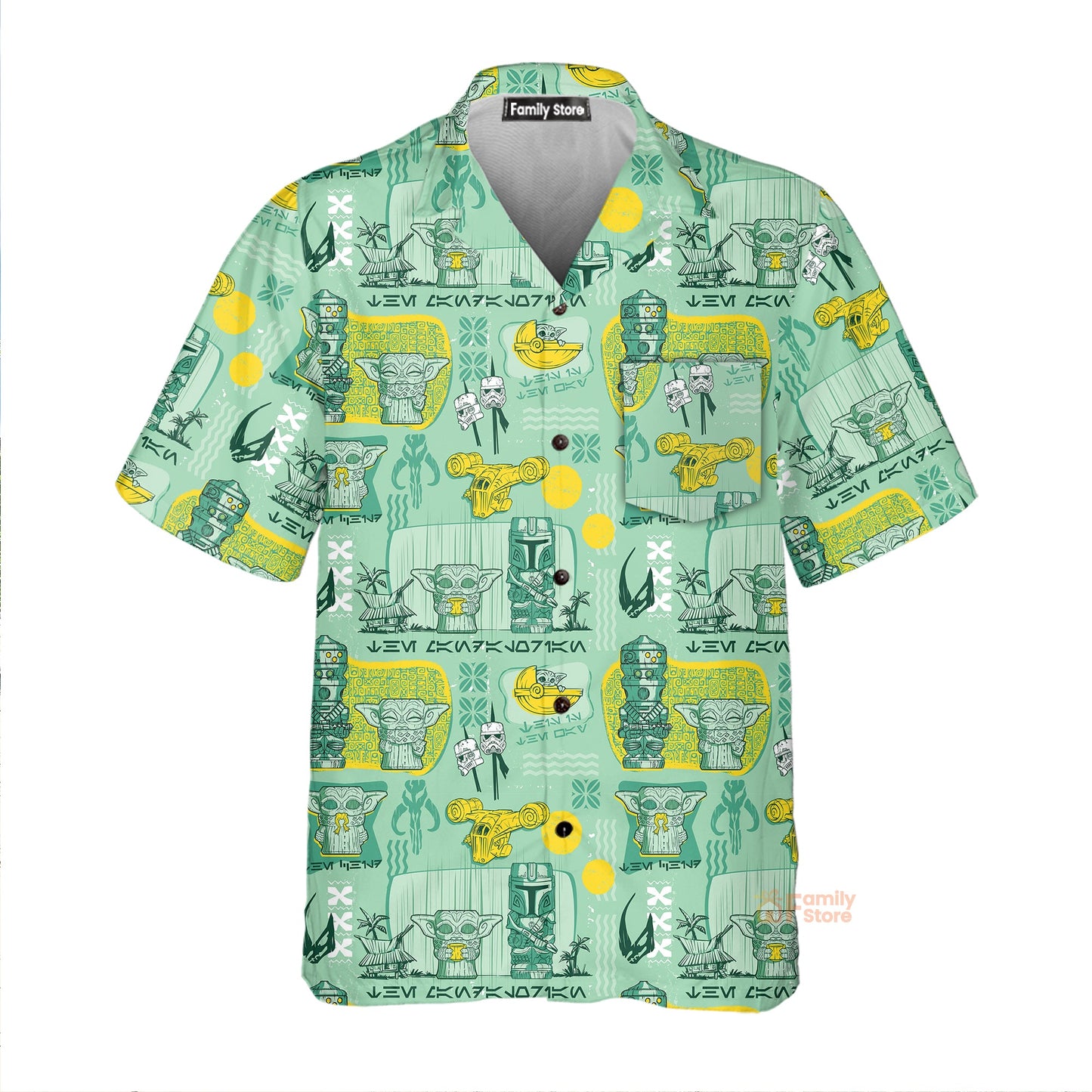 Stwa Tiki Tropical Hawaiian Shirt