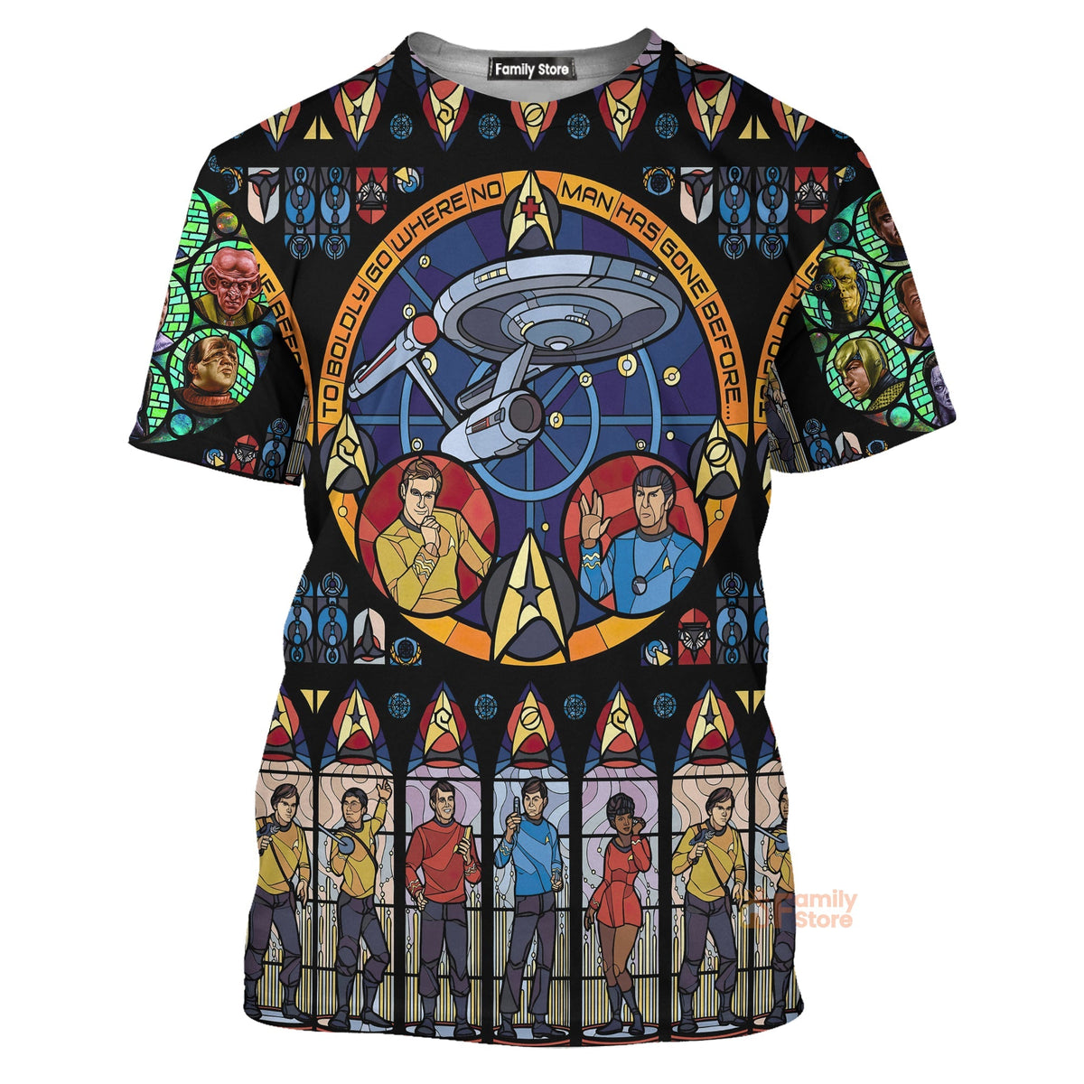 SaTr Stained Glass T-Shirt