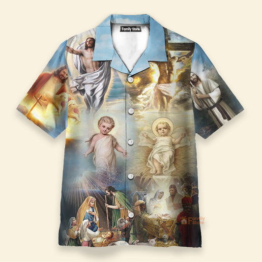 The Life of Jesus Aloha Hawaiian Shirts