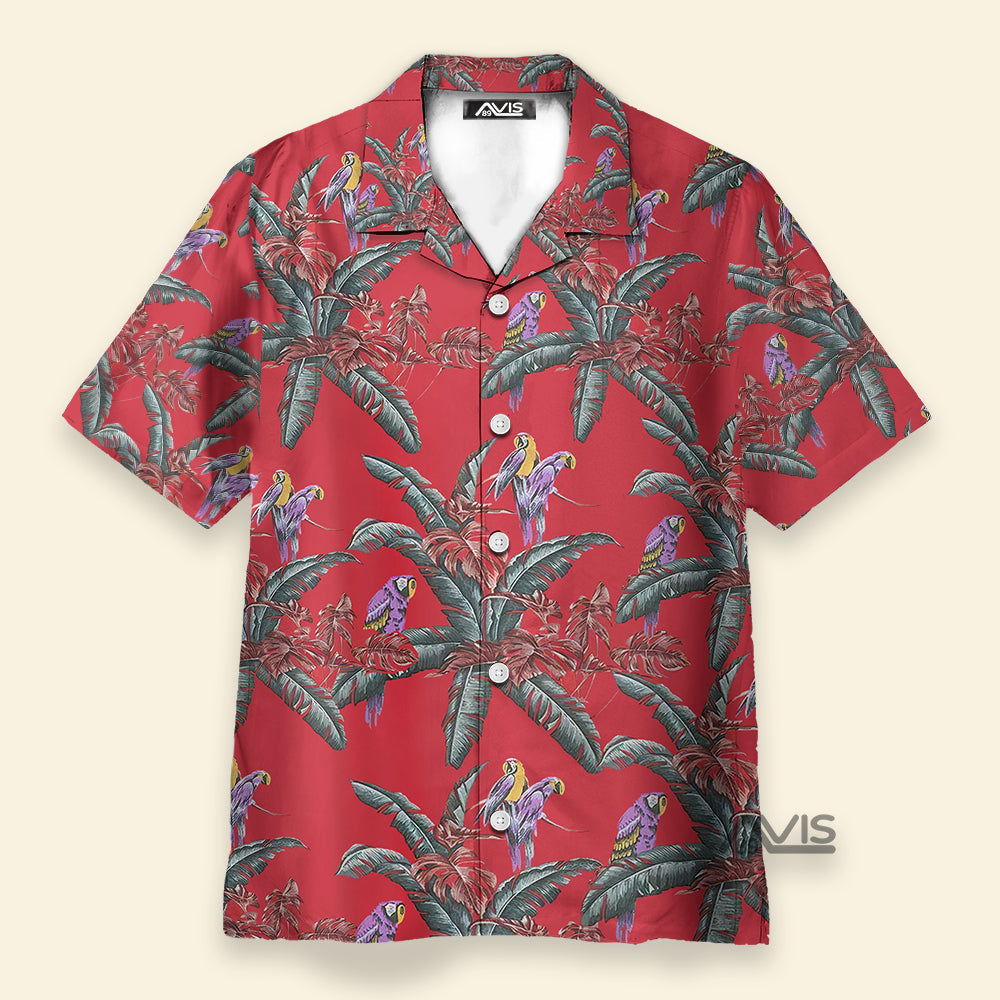 Tom Selleck, Jungle Bird Magnum PI Costume Cosplay - Hawaii Shirt