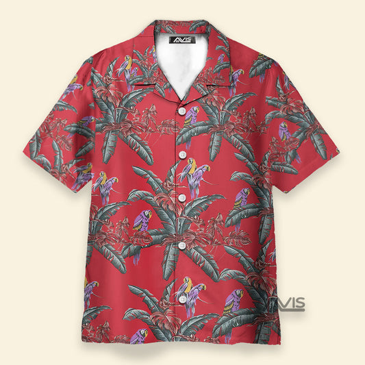 Tom Selleck, Jungle Bird Magnum PI Costume Cosplay - Hawaii Shirt