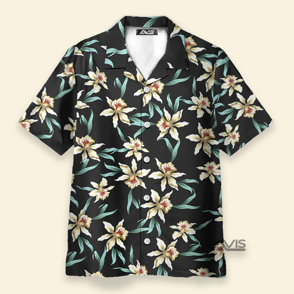 Tom Selleck Magnum Pi Star Orchid Costume Cosplay - Hawaii Shirt