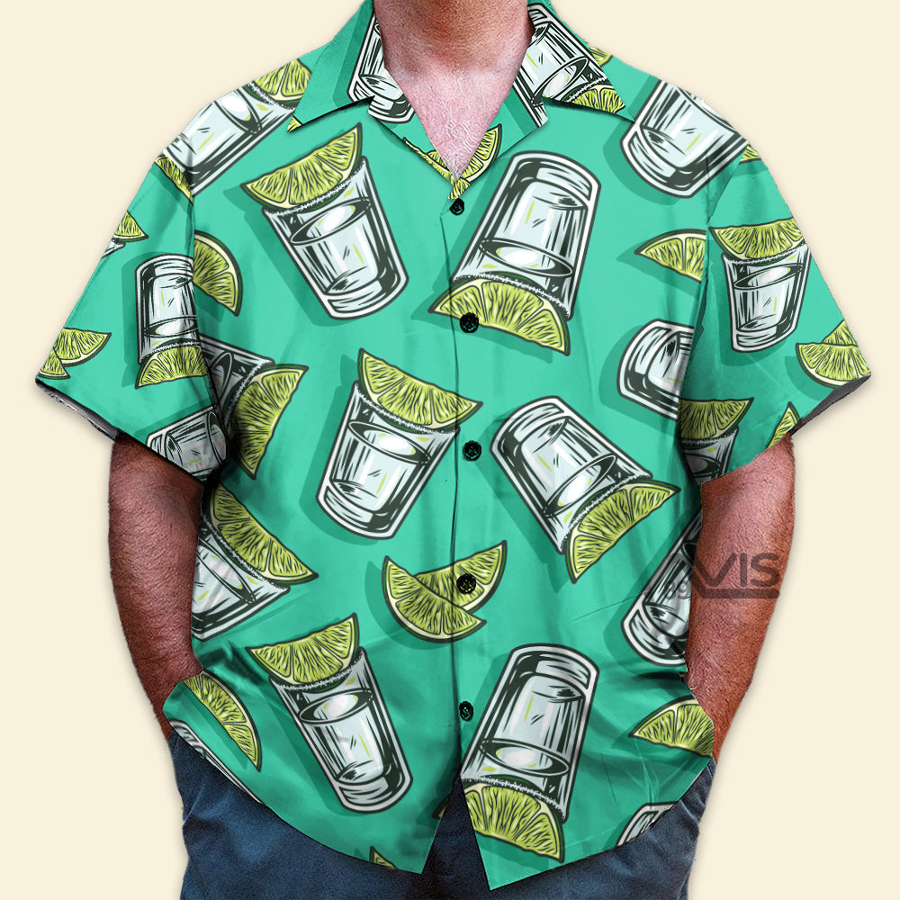 Tequila Party Green - Hawaiian Shirt