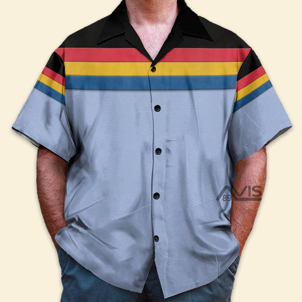 SaTr Wesley Crusher Cool Costume Cosplay - Hawaiian Shirt