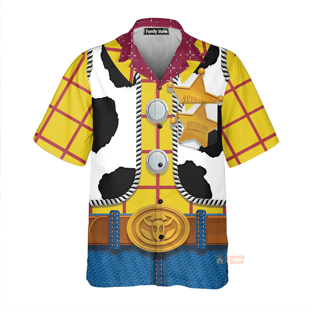 Woody movies Toy Story Denim Style Vest Dress Up Print - Hawaiian Shirt