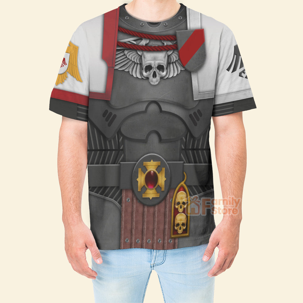 Warhammer Raven Guard Captain - Costume Cosplay Tshirt CSWRH172