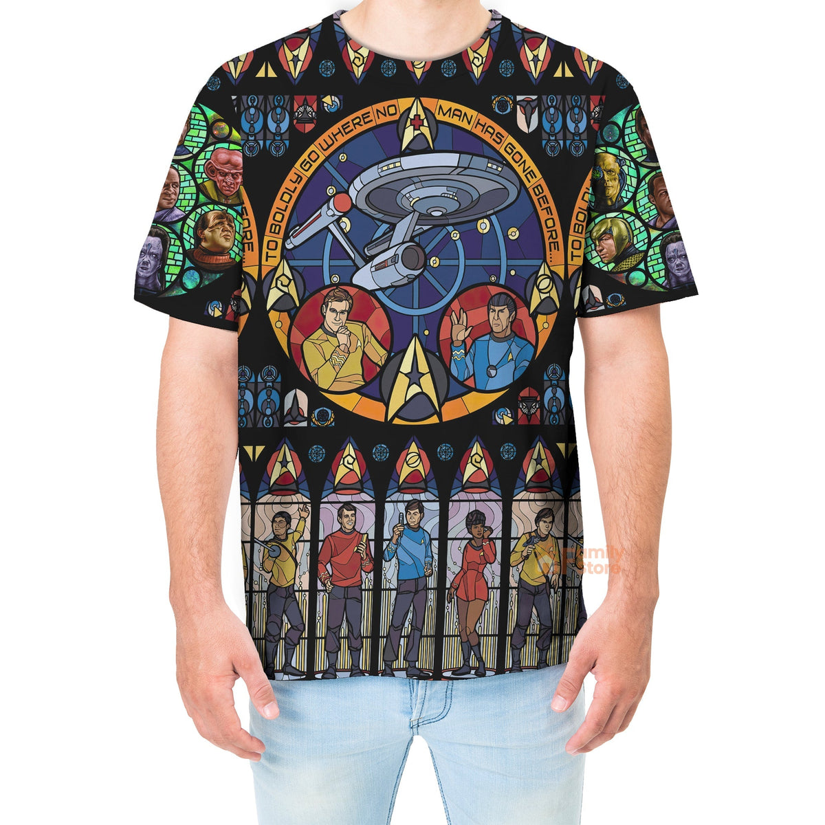 SaTr Stained Glass T-Shirt