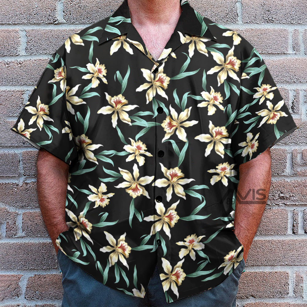 Tom Selleck Magnum Pi Star Orchid Costume Cosplay - Hawaii Shirt