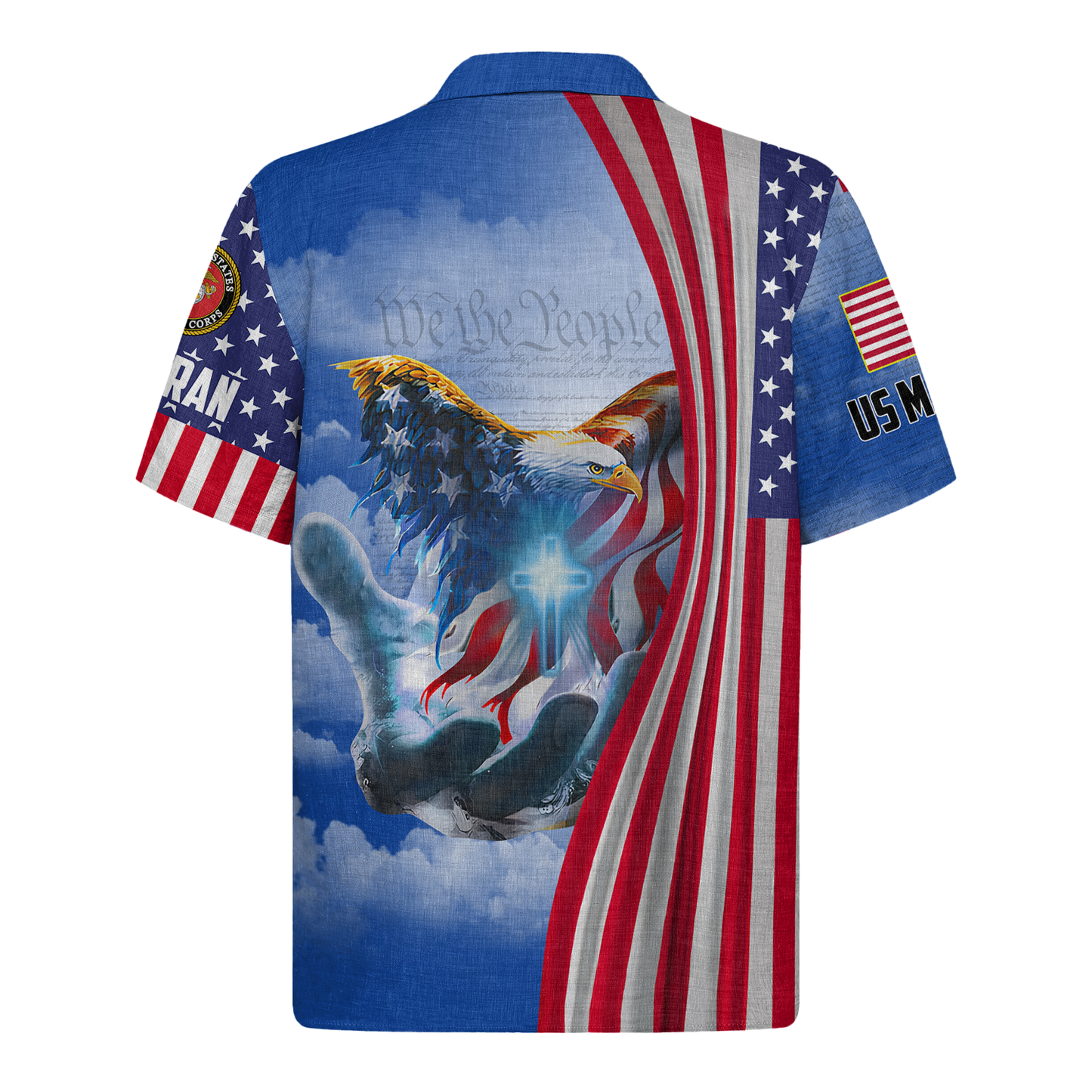 American Eagle We The People Tribute - Hawaiian Shirt - Patriotic Gift For Veterans | HN02