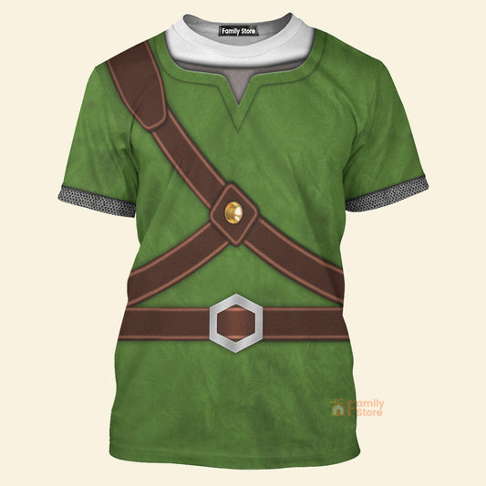 Knights Of Skyloft Green Cosplay Costume - 3D TShirt ZDHS10