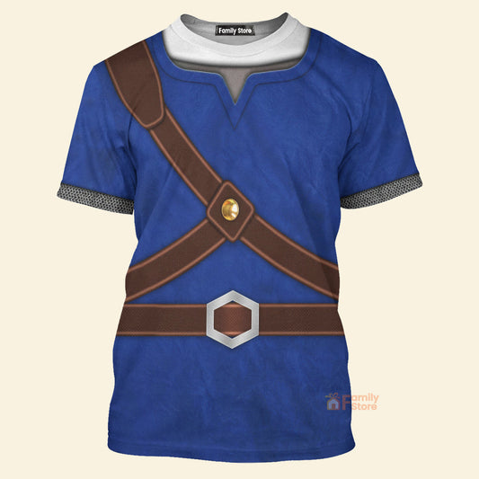Knights Of Skyloft Blue Cosplay Costume - 3D TShirt ZDHS50