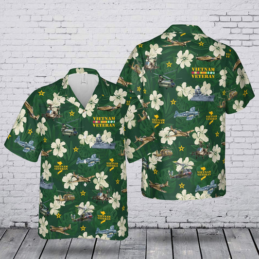Vietnam Veteran Hawaiian Shirt