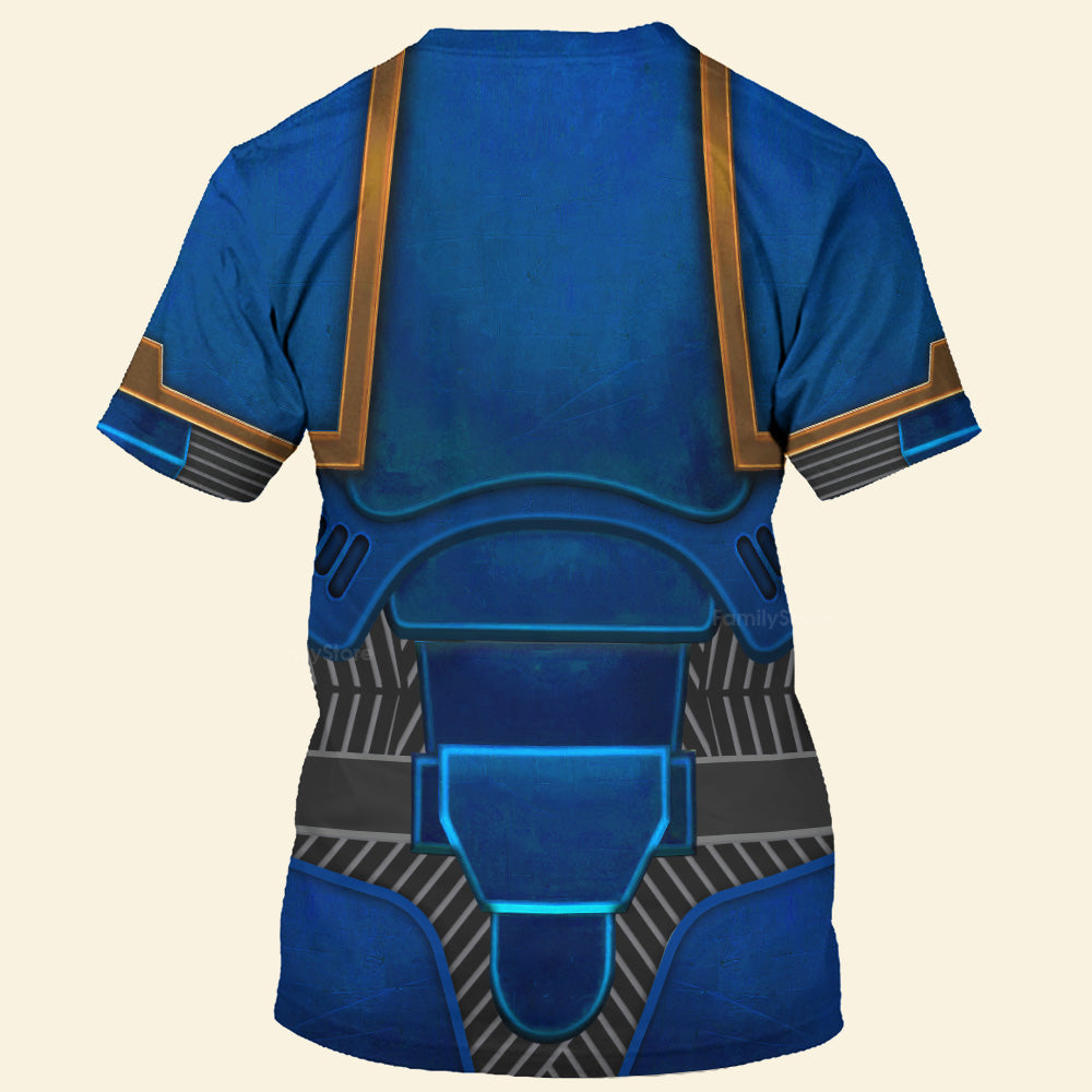 Warhammer Space Marines Ultramarines - Costume Cosplay T-shirt CSWRH001