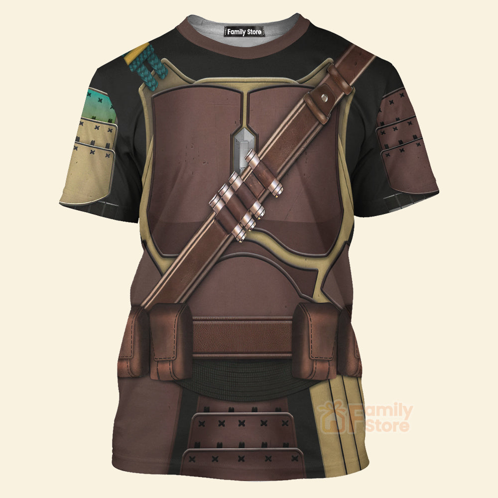 Stwa Mandalorian Samurai Cosplay - 3D TShirt CSSWR036