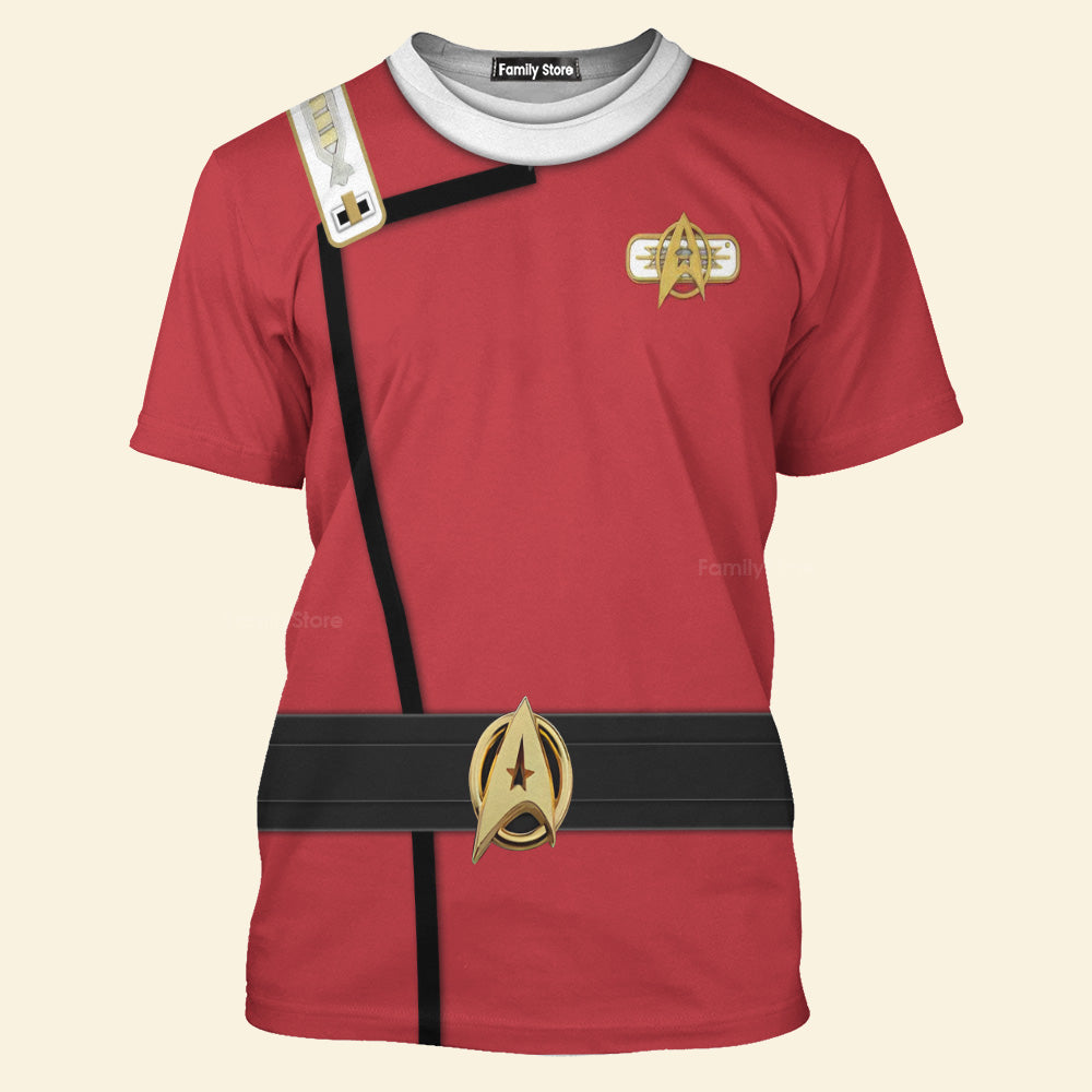 SaTr Captain Spock Costume Officer - 3D TShirt