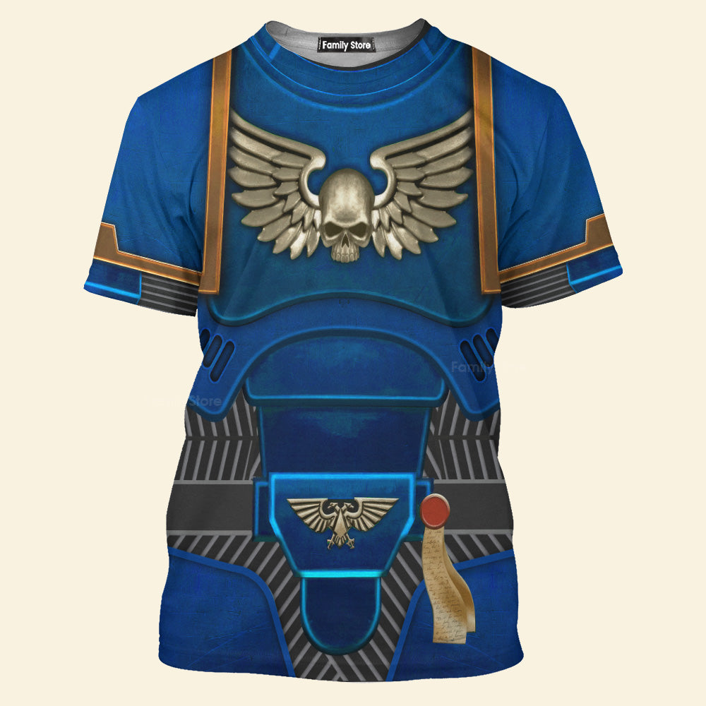 Warhammer Space Marines Ultramarines - Costume Cosplay T-shirt CSWRH001