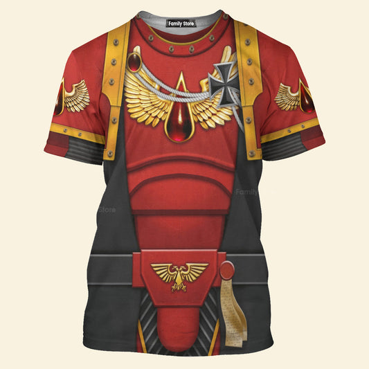 Warhammer Blood Angels Black Robe - Costume Cosplay T-shirt CSWRH150