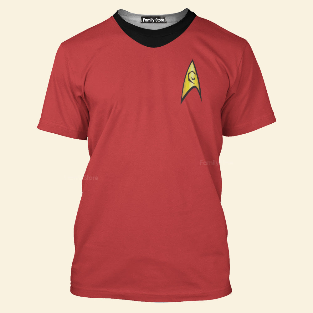 SaTr The Original Series Scott Red T-Shirt