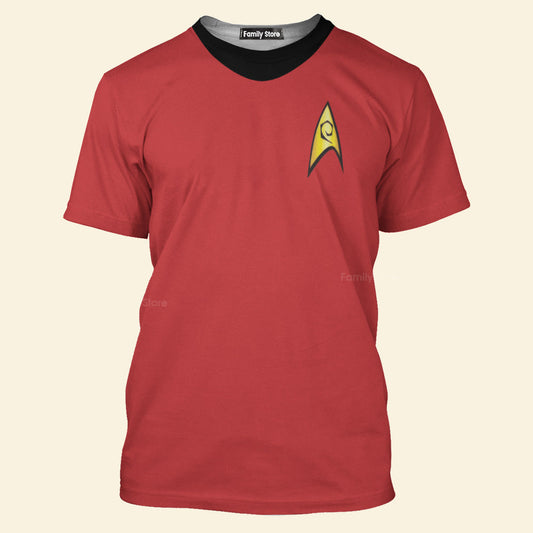 SaTr The Original Series Scott Red T-Shirt