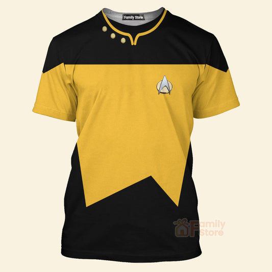 SaTr The Next Generation Yellow - 3D TShirt