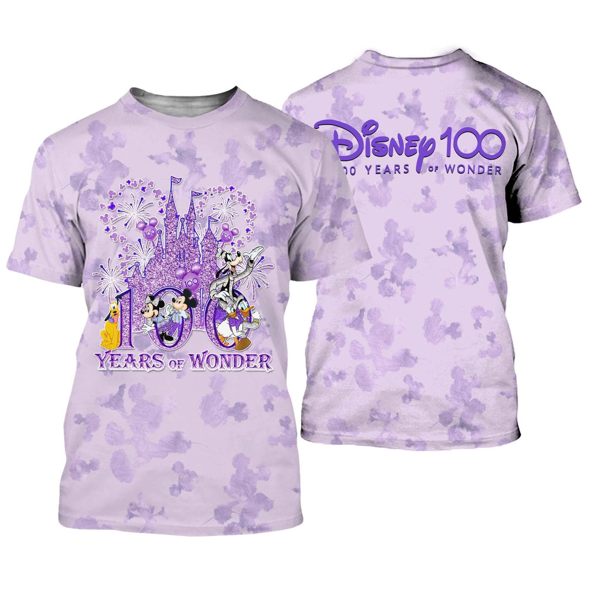 DN T-shirt MK And Friends Castle DN 100 Years Of Wonder T-shirt Purple Unisex Adults New Release