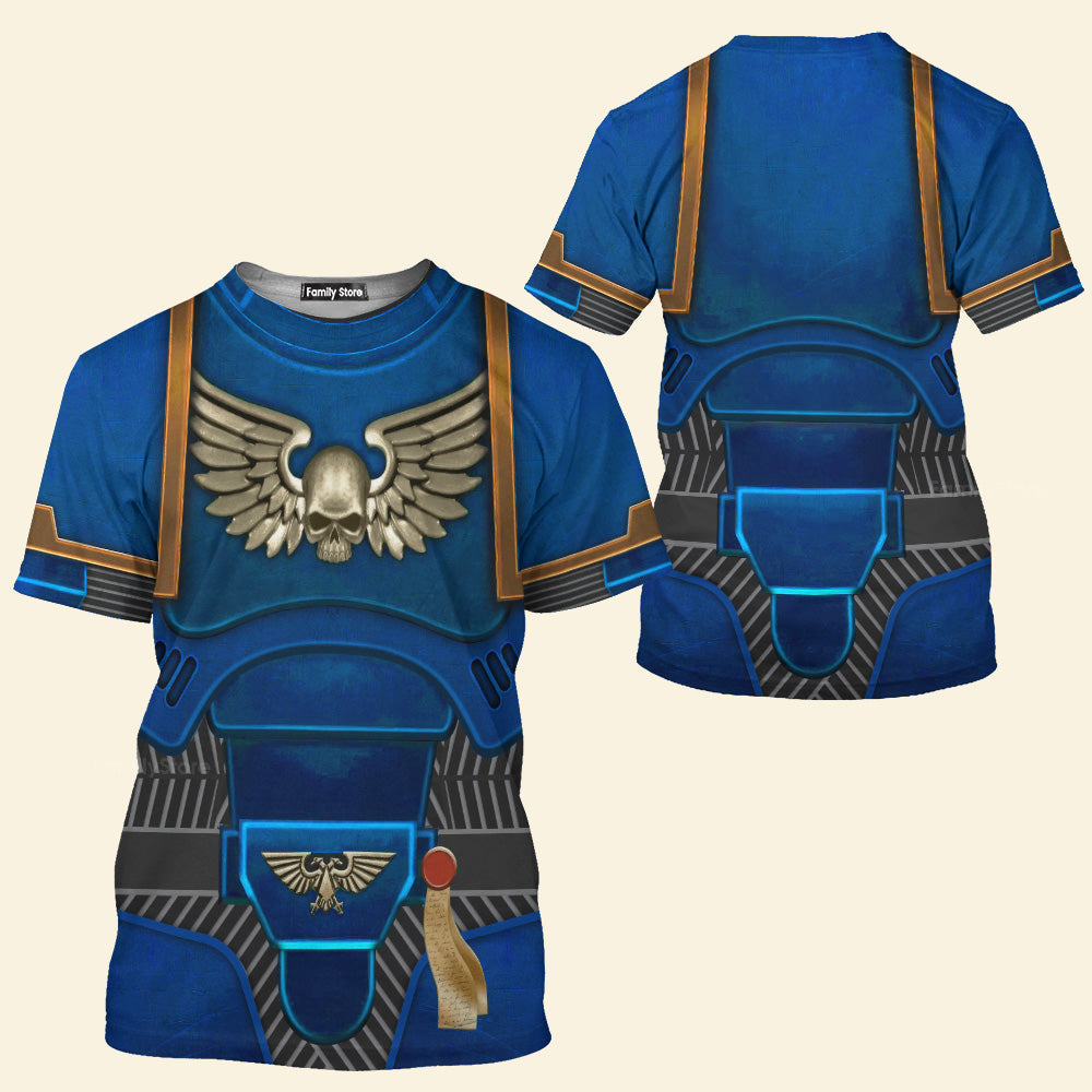 Warhammer Space Marines Ultramarines - Costume Cosplay T-shirt CSWRH001