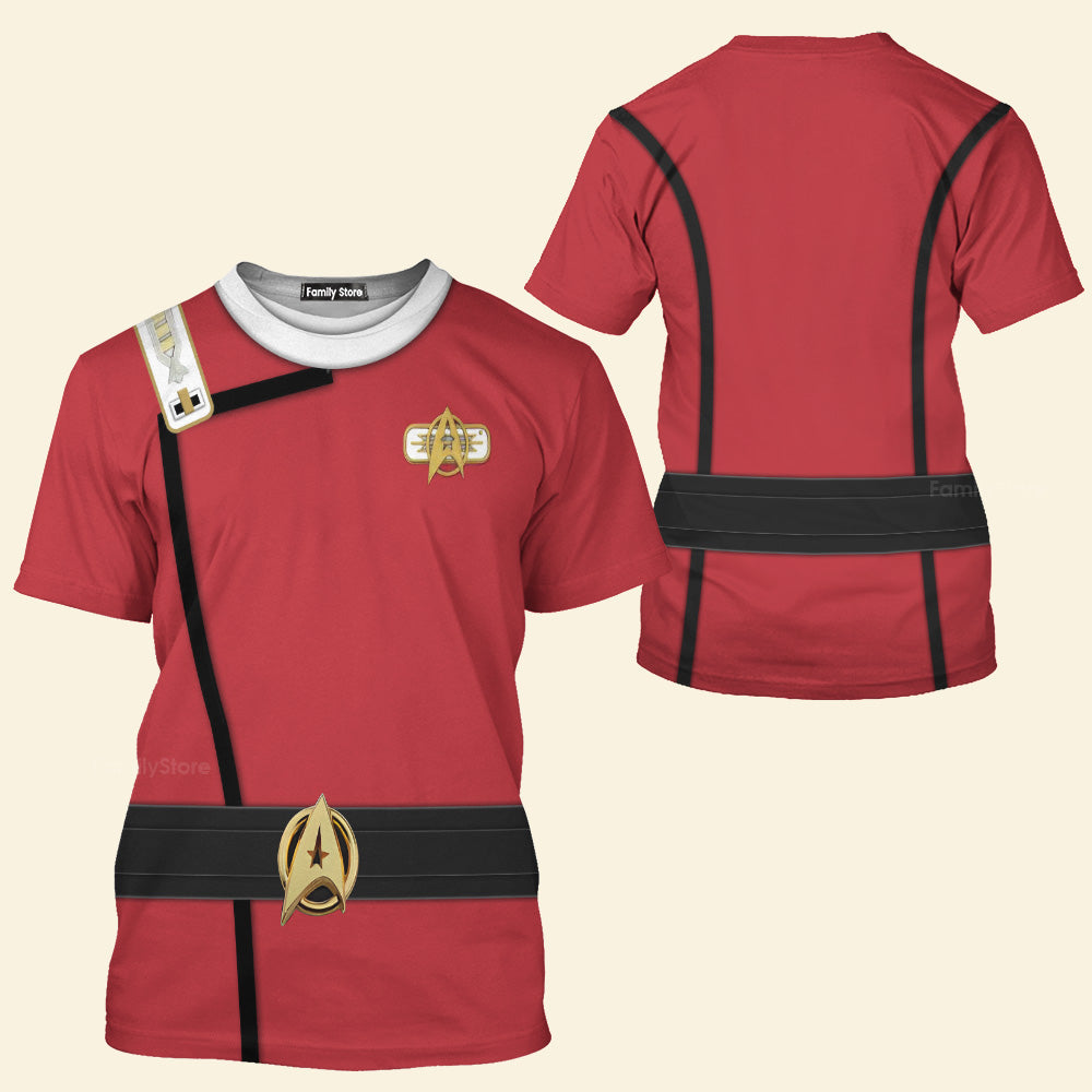 SaTr Captain Spock Costume Officer - 3D TShirt