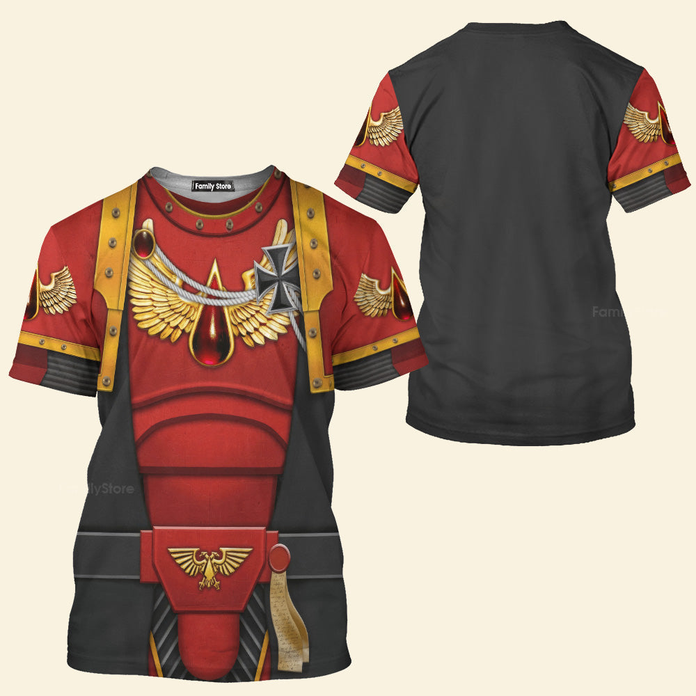 Warhammer Blood Angels Black Robe - Costume Cosplay T-shirt CSWRH150