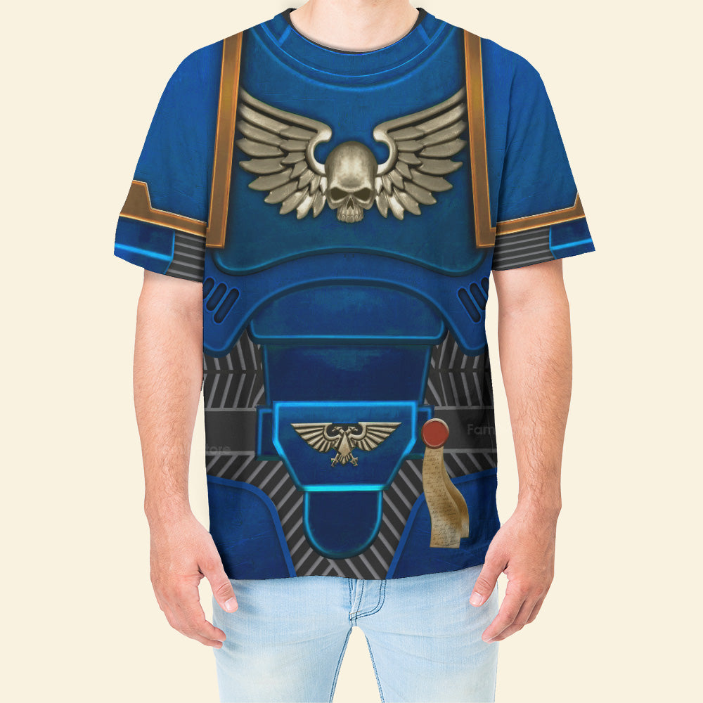 Warhammer Space Marines Ultramarines - Costume Cosplay T-shirt CSWRH001
