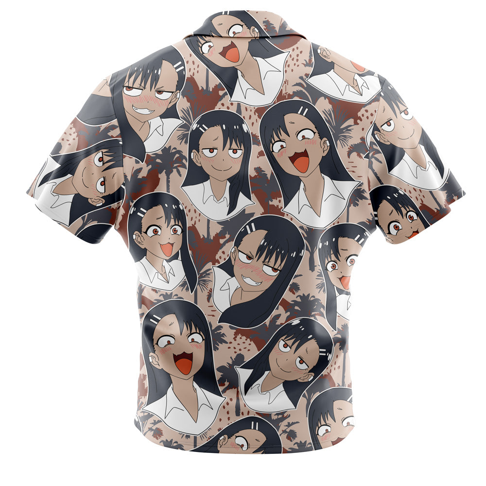 Meme Faces Ijiranaide Nagatoro-san Button Up Hawaiian Shirt