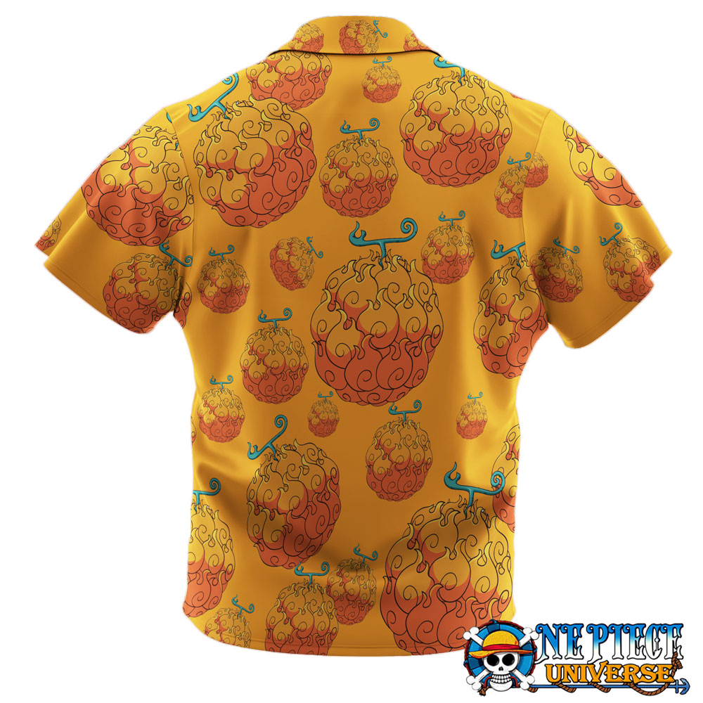 Mera Mera No Mi Devil Fruit Hawaiian Shirt | One Piece Universe Store