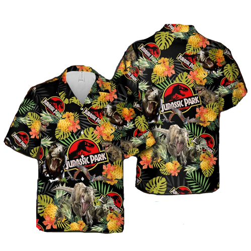 NoClaws Jurassic Park Hawaiian Shirt Jurassic Park Tropical Dinosaur Hawaii Shirt Jurassic Park Aloha Shirt