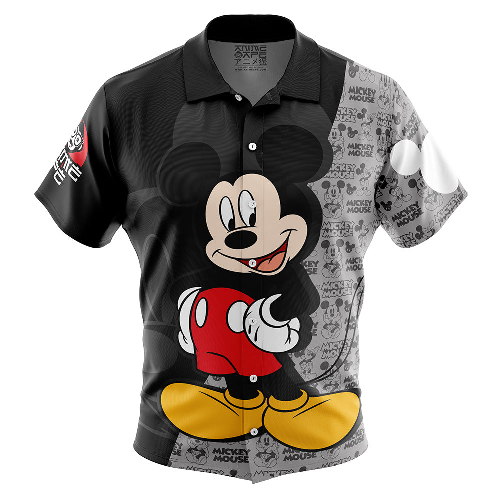 Mickey Mouse Button Up Hawaiian Shirt